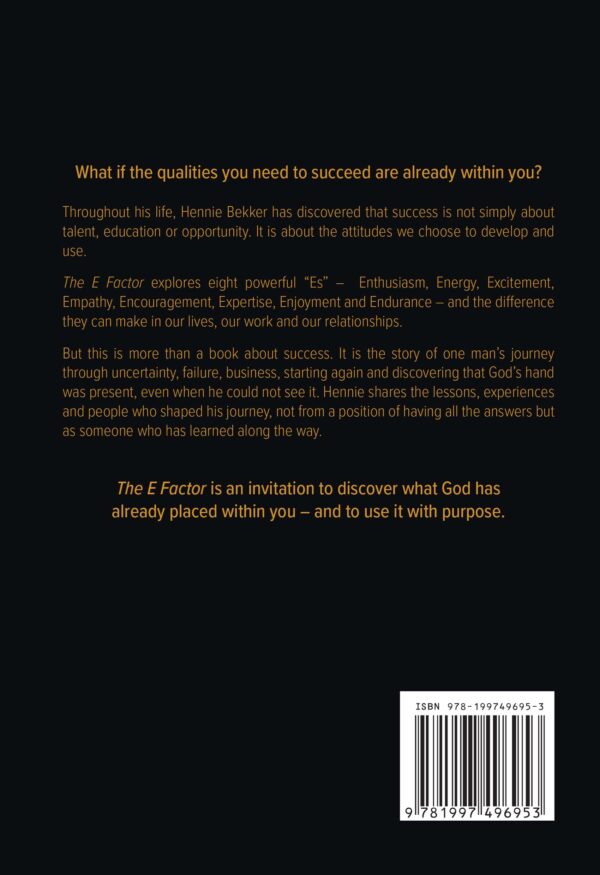 The E Factor (Paperback)
